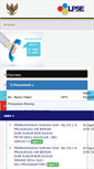 Mobile Screenshot of lpse.wonogirikab.go.id